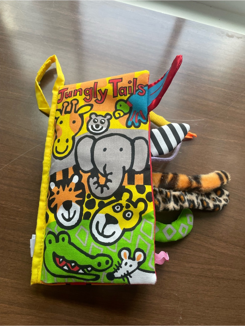 Jellycat Jungly Tails Sensory Book